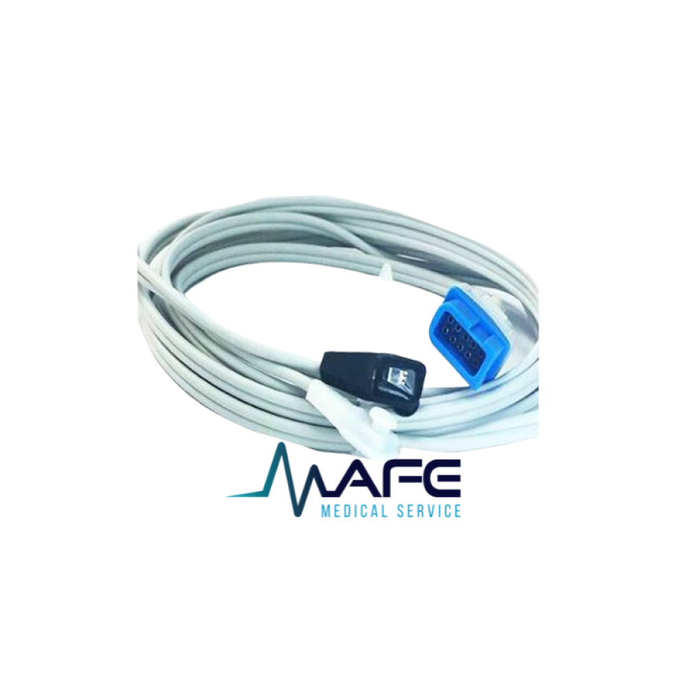 U811-74. Sensor para Spacelabs Multisitio Conector Rectangular 10 Pines Hembra Una Guía