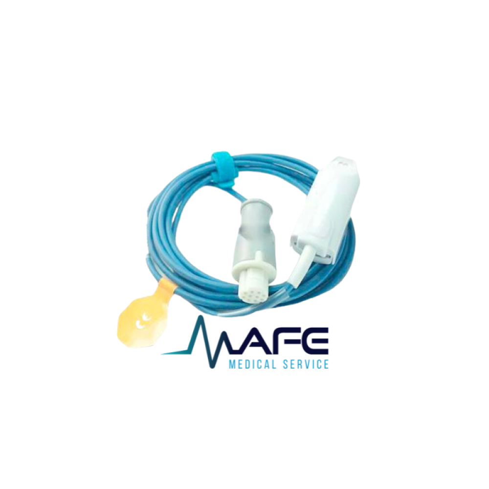 CSL015B. Sensor Para Datex/Ge Adulto, Conector Redondo Hembra 10 Pines Cinco Muescas Una Guía