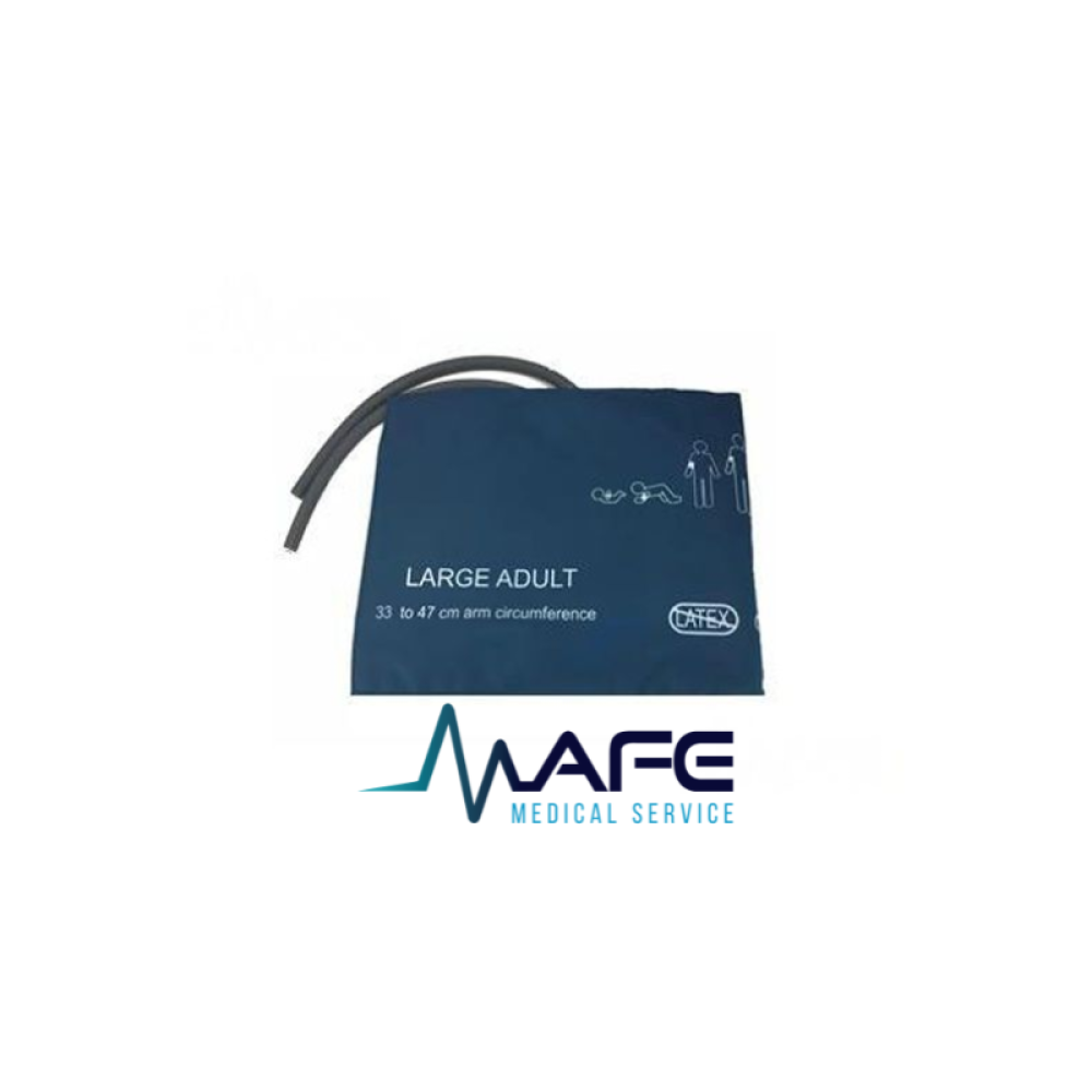 CF004LF-B. Brazalete Adulto Grande 33 A 47 Cm Dos Vías sin Conectores