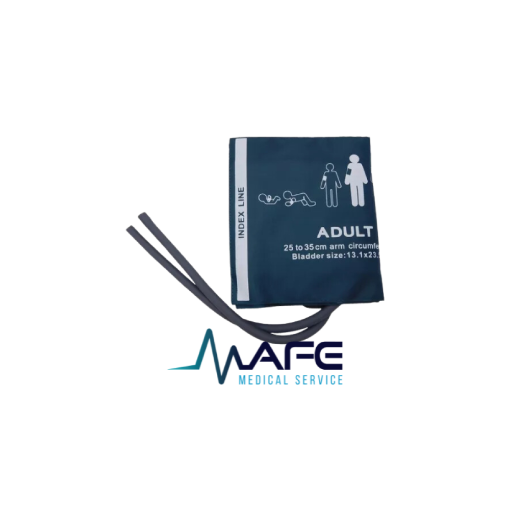 CF004F-B. Brazalete Adulto 25 A 35 cm con Dos Vías Sin Conector Index