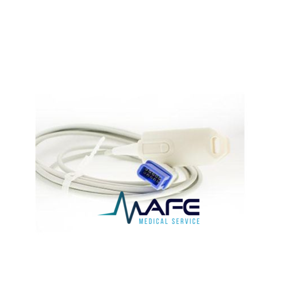 U411-74. Sensor para Spacelabs Adulto Conector Rectangular 10 Pines Hembra Una Guía Compatible Con Mcare 300