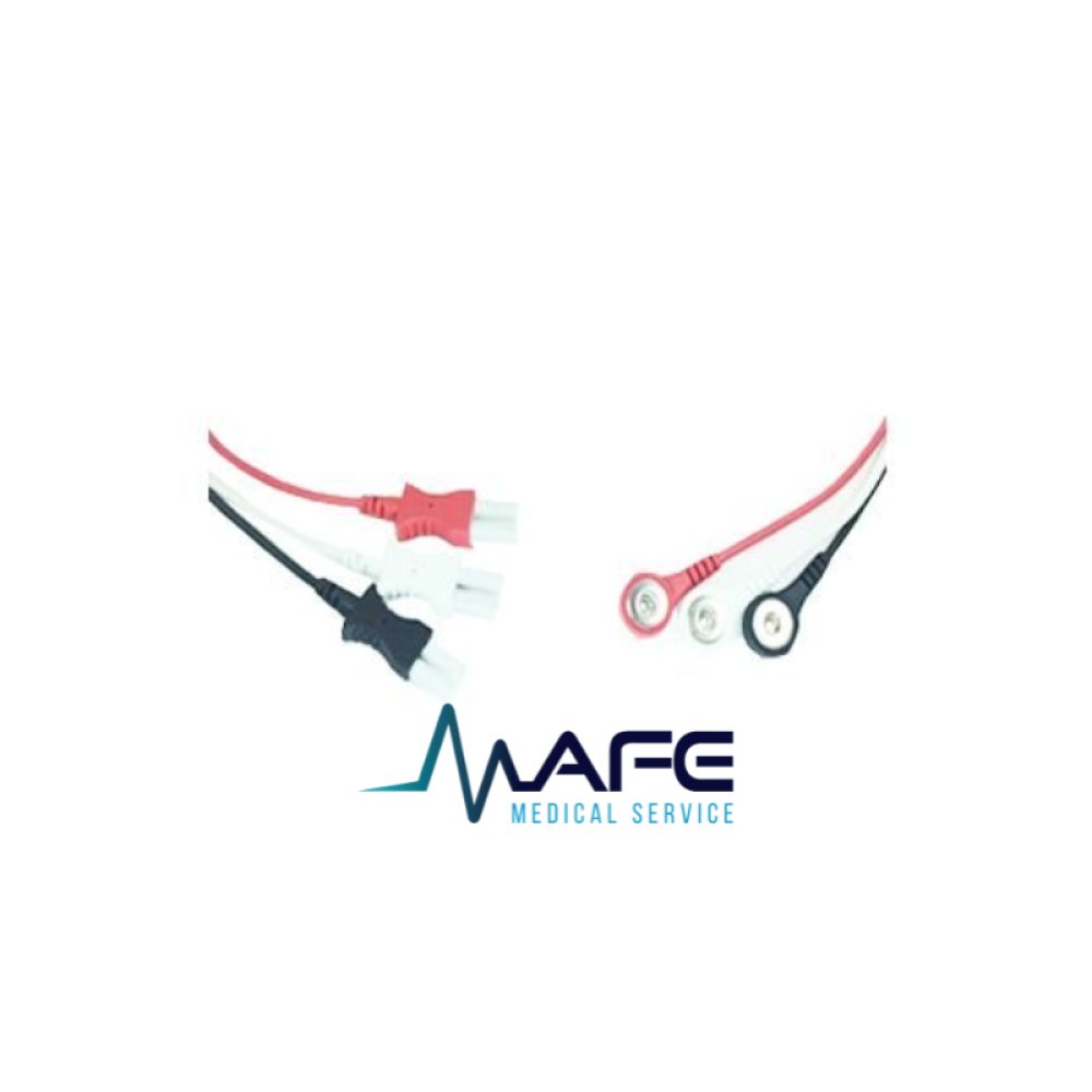 700-0007-00. Latiguillos ECG 3 Derivaciones 61cm Compatible con Leadwire 012-0498