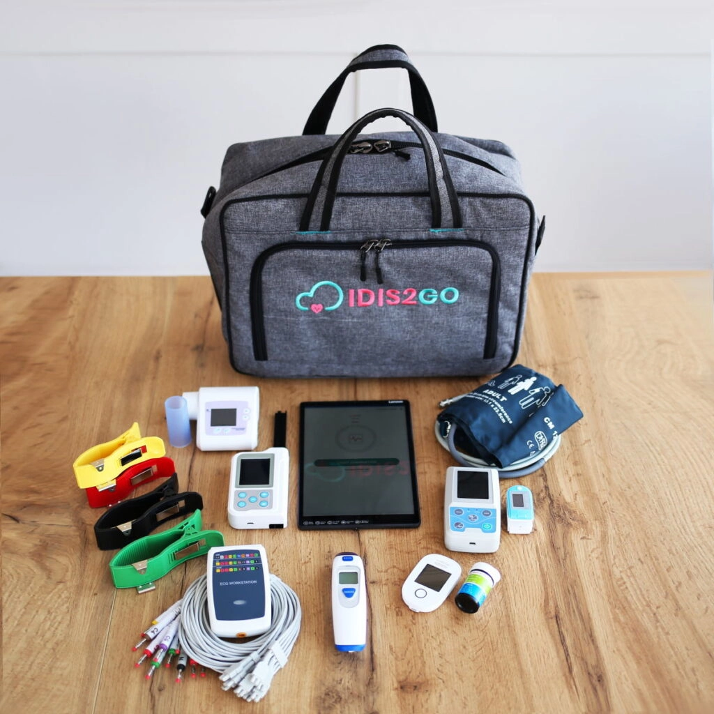 Equipos de telemedicina para diagnóstico médico kit T de IDIS2GO®
