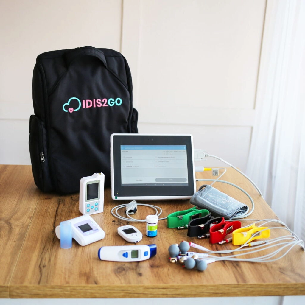 Equipos de telemedicina para diagnóstico médico kit M de IDIS2GO®